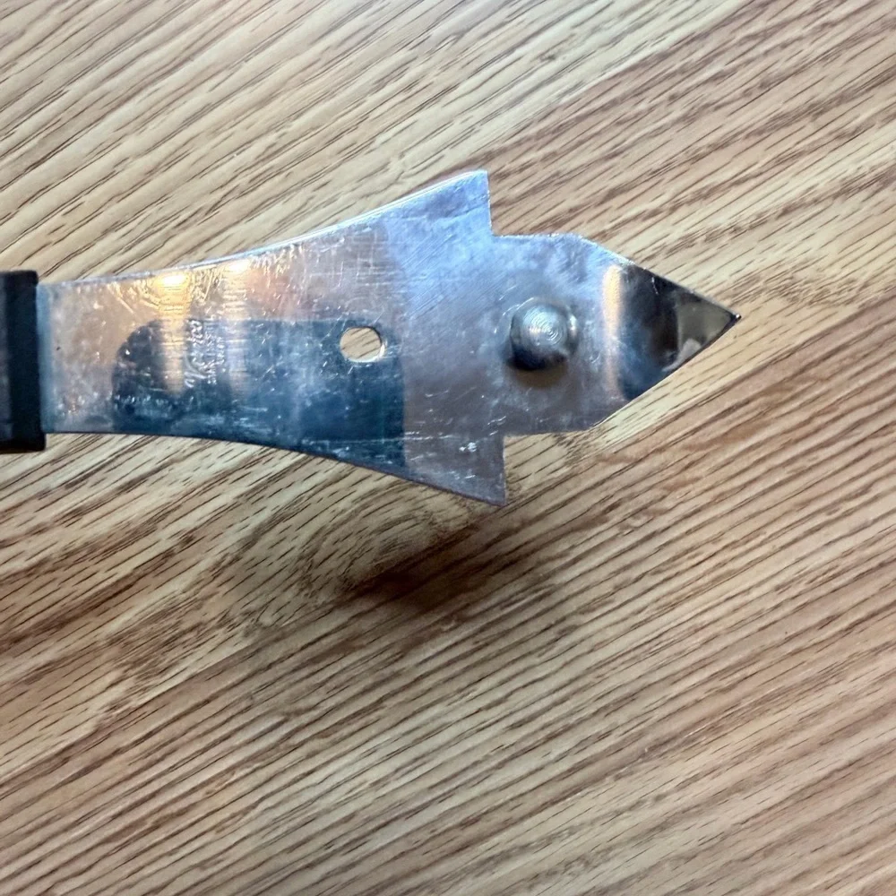 Silver   Vintage Vernco  wood Metal Serving Fork bottle opener